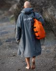 Dryrobe Advance Long Sleeve Changing Robe | Grey & Orange