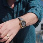 Citizen Promaster Diver Watch Grey + Gold - Eco-Drive BN0163-00H