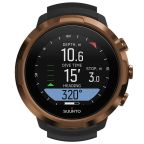 Suunto D5 Copper Dive Computer - Copper Finish + Black Strap