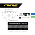 Cressi Piumetta Diving Mask - For Kids 3-6yrs