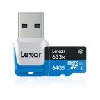 Lexar UHS-I 64GB MicroSD Card | USB Reader | GoPro Cameras