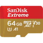 SanDisk Extreme 64GB Micro SDXC UHS-1 Card For GoPro