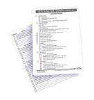 PADI TecRec Checklist Slates PADI TecRec Checklist Slates