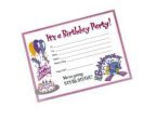 PADI Invitation Card - Bubblemaker Birthday