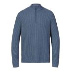 Musto Mens Marina 1/2 Zip Knit Sweater - Slate Blue Musto Mens Marina 1/2 Zip Knit Sweater - Slate Blue