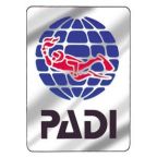 PADI Logo Metallic Decal PADI Logo Metallic Decal