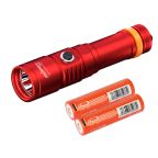 OrcaTorch D710 Dive Torch + FREE Battery Bundle