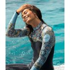 Roxy Womens 3/2mm Marine Bloom Wetsuit - Chest Zip GBS Womens Steamer Roxy Womens 3/2mm Marine Bloom Wetsuit - Chest Zip GBS Womens Steamer