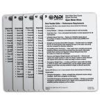 PADI Open Water Aquatic Cue Cards (5 Slates) PADI Open Water Aquatic Cue Cards (5 Slates)