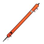 XDeep Orange 1.4m Narrow Sealed DSMB