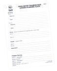 PADI Open Water Lesson Preparation Slate PADI Open Water Lesson Preparation Slate