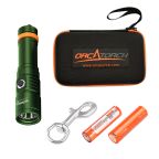 OrcaTorch D710 Dive Torch + FREE Battery Bundle