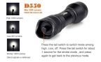 OrcaTorch D550 1000 Lumens Dive Torch OrcaTorch D550 1000 Lumens Dive Torch