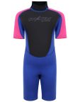 Typhoon Swarm Infants 3mm Shorty Wetsuit - Steel Blue / Blue Typhoon Swarm Infants 3mm Shorty Wetsuit - Steel Blue / Blue