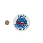 PADI Rescue Diver Cloth Badge / Emblem Round Style