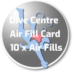 Dive Centre Members Air Fill Card x10 Dive Centre Members Air Fill Card x10