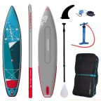 Starboard Touring Zen 12'6" iSUP - Double Chamber Paddleboard Bundle - Carbon Fibre Paddle