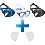 Cressi Quantum Dive Mask + Fitted Prescription Bi-Focal Lenses
