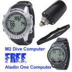 Scubapro M2 Dive Computer - FREE Aladin One Computer Bundle Scubapro M2 Dive Computer - FREE Aladin One Computer Bundle