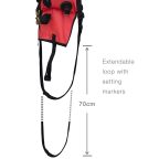 AP Diving 3m Self Sealing SMB Hi Viz Red With EasyFil Adapter