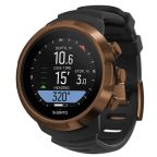 Suunto D5 Copper Dive Computer - Copper Finish + Black Strap