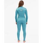 Billabong Womens Synergy 4/3mm Chest Zip Wetsuit - Marine Billabong Womens Synergy 4/3mm Chest Zip Wetsuit - Marine