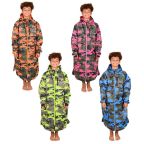 Charlie Mcleod Kids ECO Long Sleeve Changing Robe - Camouflage Charlie Mcleod Kids ECO Long Sleeve Changing Robe - Camouflage