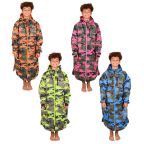 Charlie Mcleod Kids ECO Long Sleeve Changing Robe - Camouflage Charlie Mcleod Kids ECO Long Sleeve Changing Robe - Camouflage