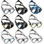 Cressi Air Crystal Dive Mask - Clear + Dark Skirt