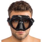 Cressi Air Crystal Dive Mask - Clear + Dark Skirt
