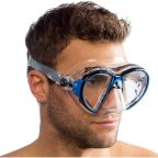 Cressi Air Crystal Dive Mask - Clear + Dark Skirt