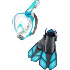 Cressi Duke Full Face Snorkelling Mask + Bonete Fins Cressi Duke Full Face Snorkelling Mask + Bonete Fins