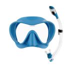 Cressi F1 Mask + Supernova Dry Snorkel Combo Set Cressi F1 Mask + Supernova Dry Snorkel Combo Set