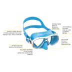 Cressi Marea Jr + Top - Kids Snorkel Combo Solid Colours Cressi Marea Jr + Top - Kids Snorkel Combo Solid Colours