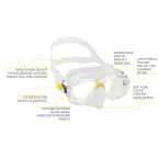 Cressi Marea Jr + Top - Kids Snorkel Combo Clear Skirt Cressi Marea Jr + Top - Kids Snorkel Combo Clear Skirt