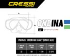 Cressi Ondina Jr + Top Kids Mask Snorkel Combo 7-13yrs