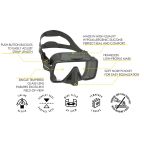 Cressi SF1 Frameless Diving Mask
