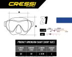 Cressi Z1 Frameless, Single Lens Dive Mask - All Colours
