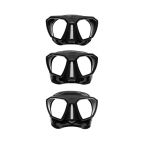 Scubapro D-Mask Dive Mask Skirt | Clear & Black