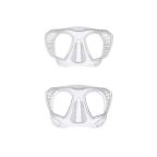 Scubapro D-Mask Dive Mask Skirt | Clear & Black
