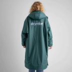 Dryrobe Advance Long Sleeve Changing Robe | Dark Green & Grey