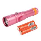 OrcaTorch D710 Dive Torch + FREE Battery Bundle