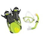 Mares Sea Friends Kids Snorkelling Set - Mask, Fins + Snorkel Set Blue