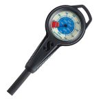 Scubapro Metal Pressure Gauge, SPG, Dual Bar + PSI