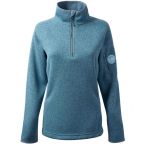Gill Womens Knit Fleece Blue Melange | Sailcloth | Silver Gill Womens Knit Fleece Blue Melange | Sailcloth | Silver