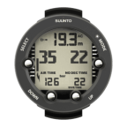 Suunto Vyper Novo Dive Computer + USB Cable + Bungee Mount - Graphite