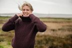 Musto Womens Marina Roll Neck Knit Jumper - Fig Musto Womens Marina Roll Neck Knit Jumper - Fig