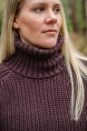 Musto Womens Marina Roll Neck Knit Jumper - Fig Musto Womens Marina Roll Neck Knit Jumper - Fig