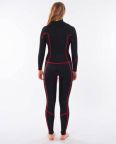 Rip Curl Womens Dawn Patrol 3/2mm Wetsuit - Chest Zip GBS Steamer - Slate Rip Curl Womens Dawn Patrol 3/2mm Wetsuit - Chest Zip GBS Steamer - Slate