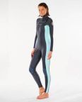 Rip Curl Womens 5/3 CZ Dawn Patrol GBS Wetsuit/Steamer - Charcoal/Aqua Rip Curl Womens 5/3 CZ Dawn Patrol GBS Wetsuit/Steamer - Charcoal/Aqua